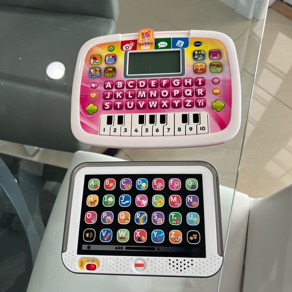 Fisher-Price Laugh & Learn and VTECH Piano Alphabet Tablets - Picture 1 of 7